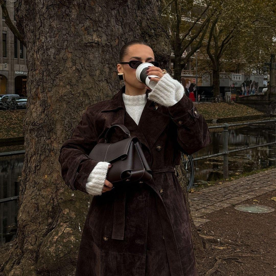 VELUXA | Structured Handbag – Faux Leather with Top Handle