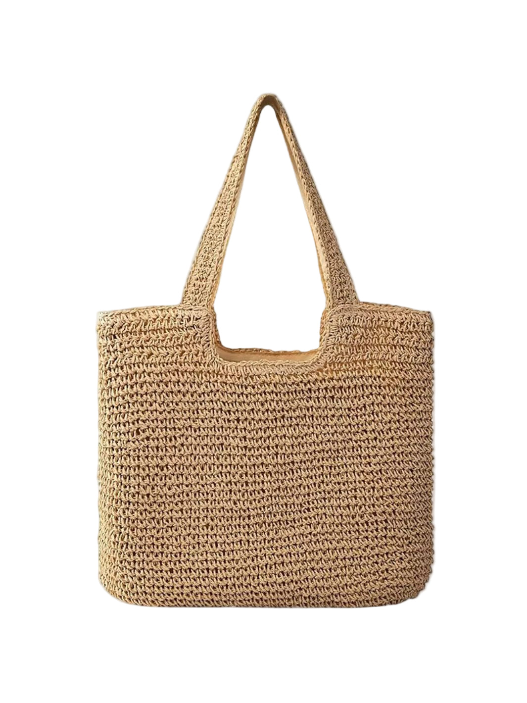 VELUXA | Square Woven Tote Bag – Design with Integrated Handles