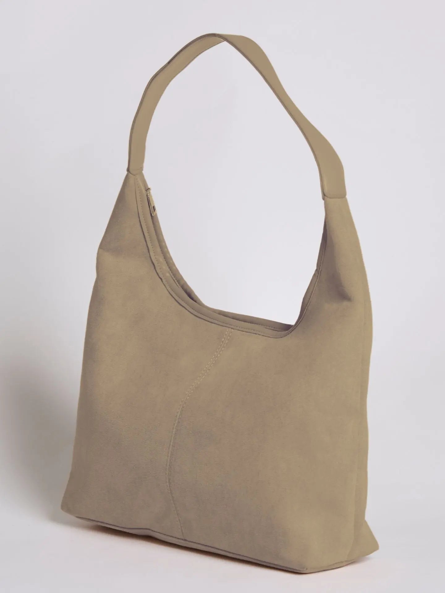 VELUXA | Vegan Suede Hobo Bag – Minimal Design with Shoulder Strap