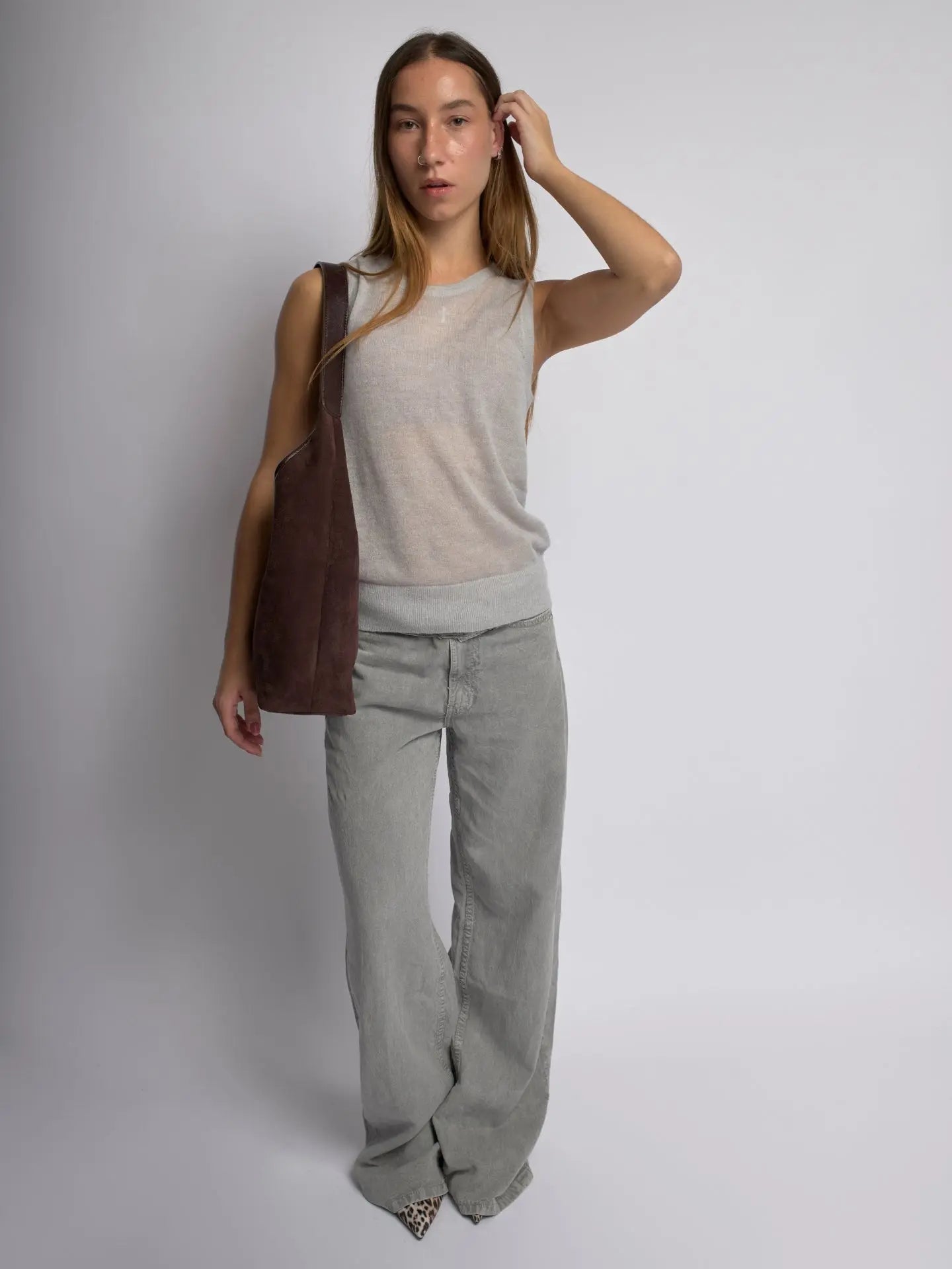 VELUXA | Vegan Suede Hobo Bag – Minimal Design with Shoulder Strap