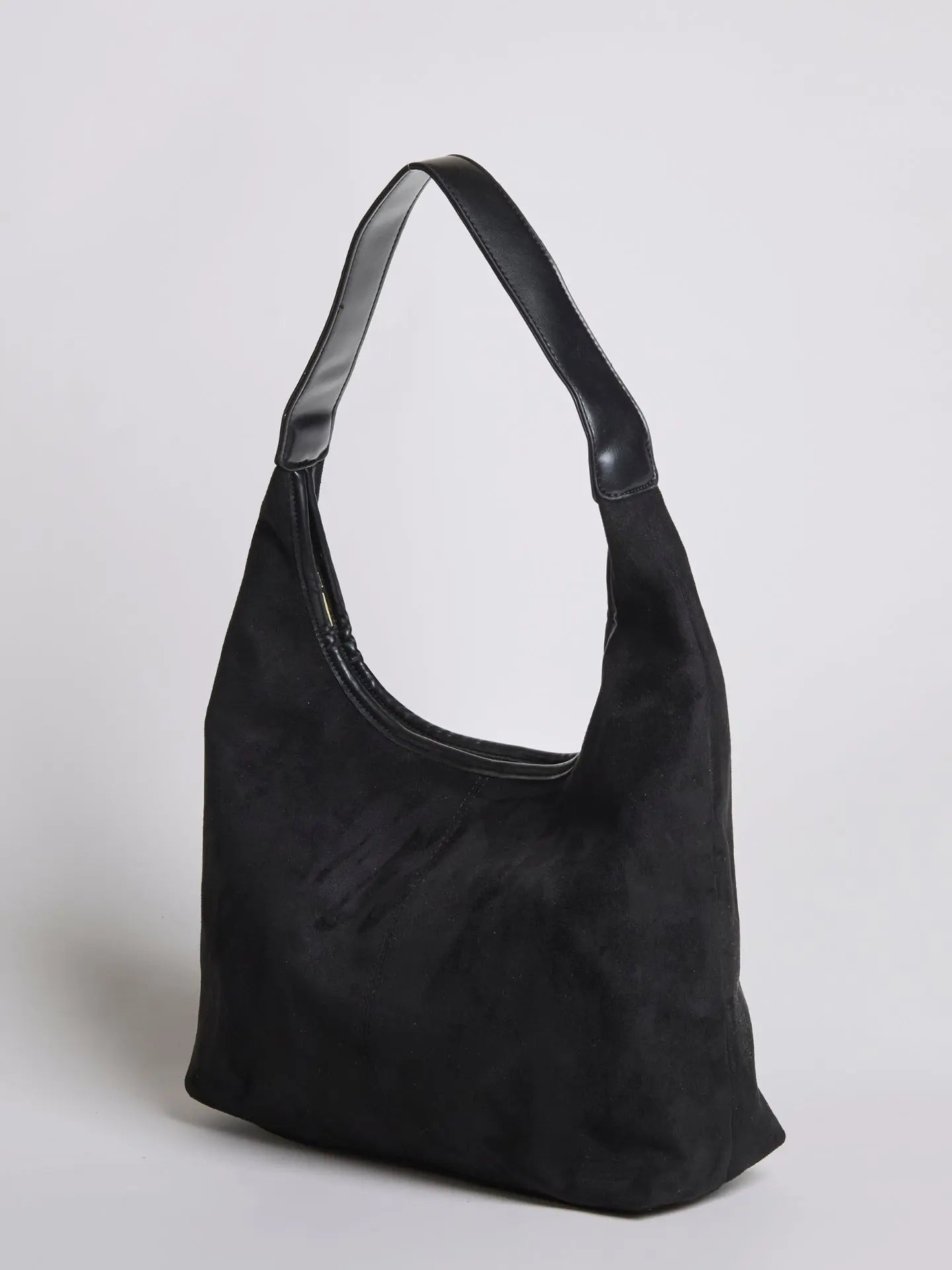 VELUXA | Vegan Suede Hobo Bag – Minimal Design with Shoulder Strap