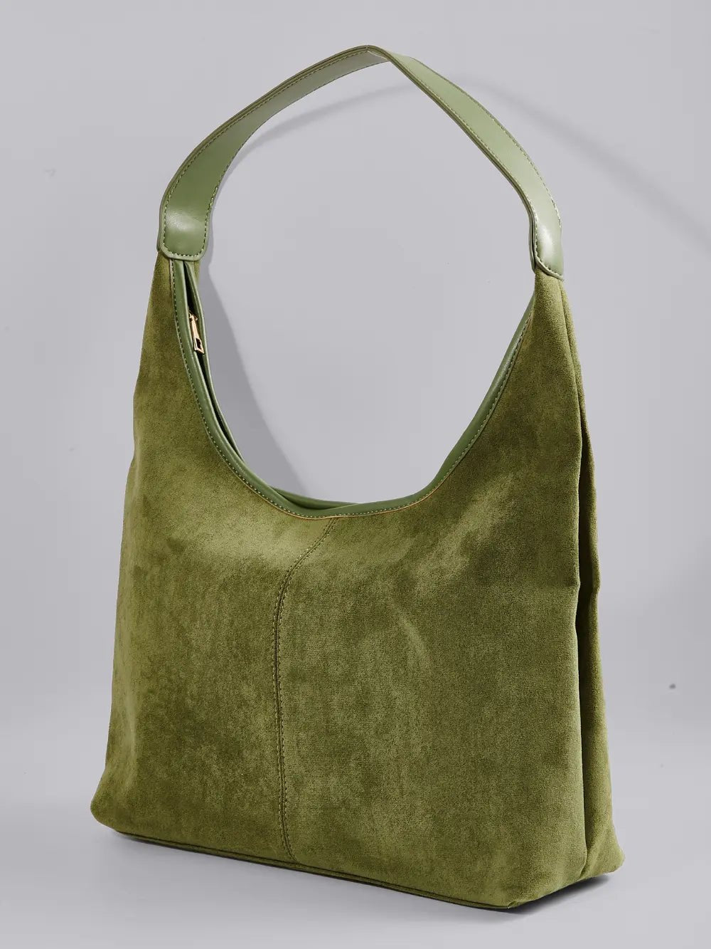 VELUXA | Vegan Suede Hobo Bag – Minimal Design with Shoulder Strap