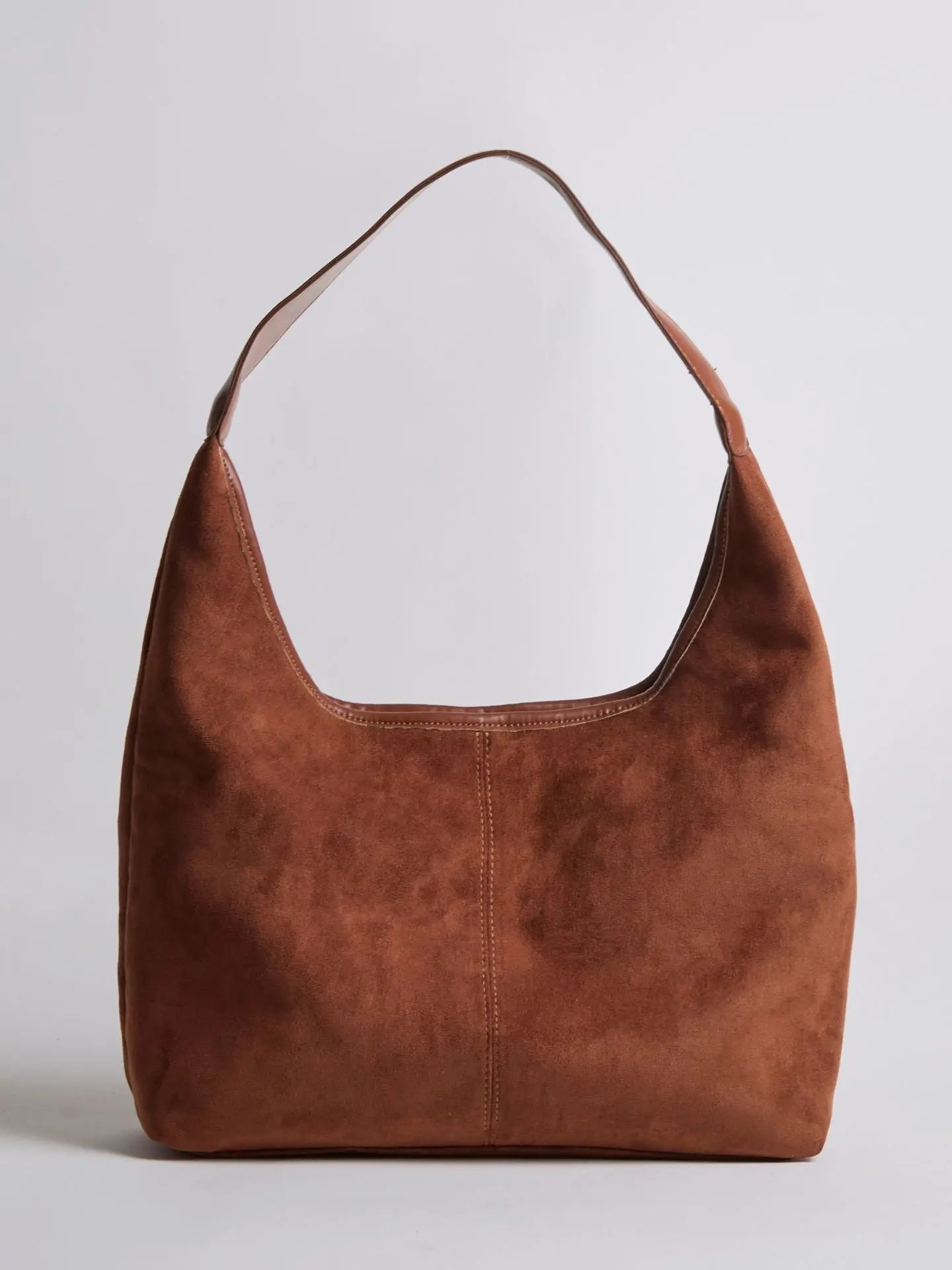 VELUXA | Vegan Suede Hobo Bag – Minimal Design with Shoulder Strap