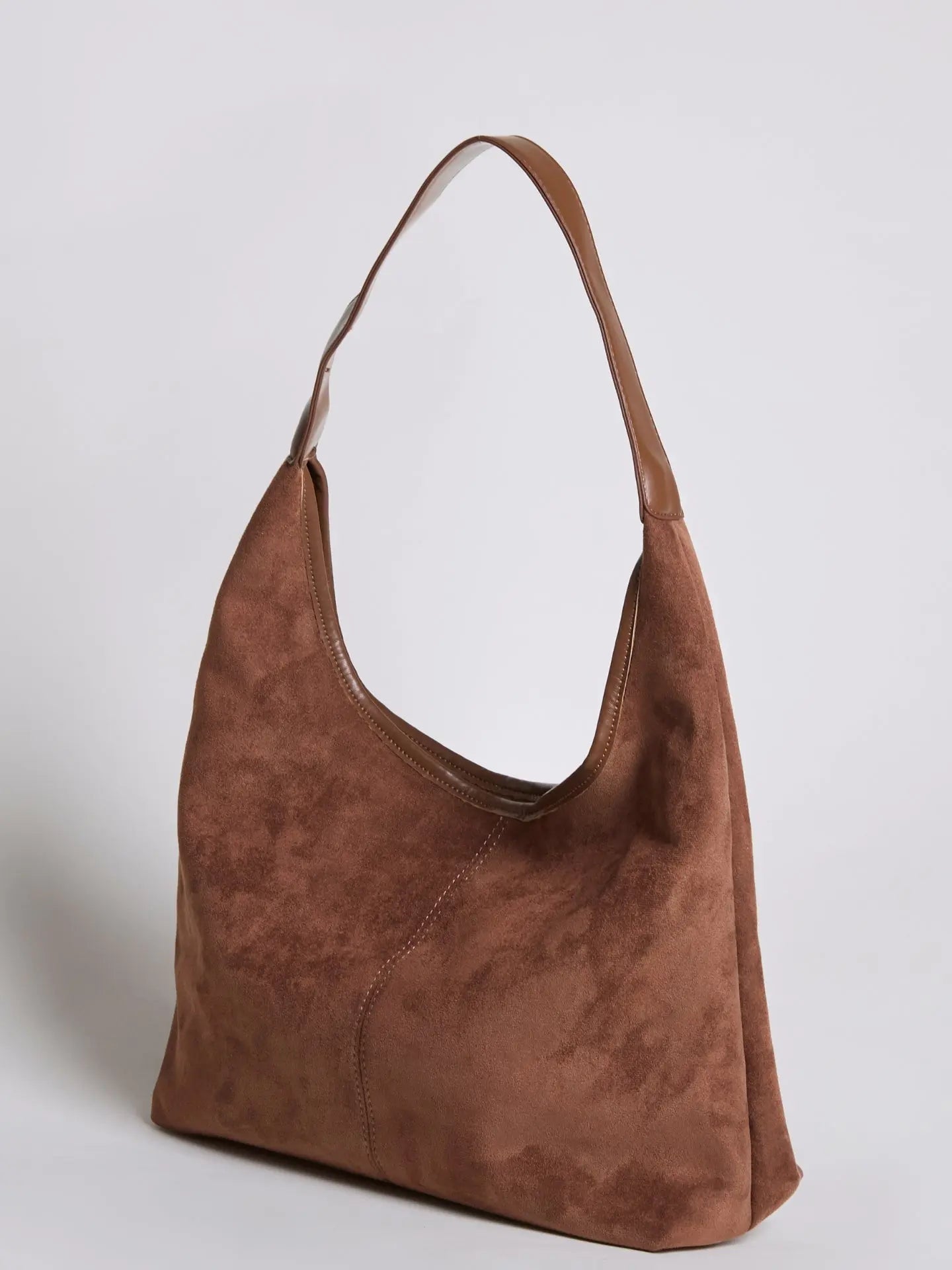 VELUXA | Vegan Suede Hobo Bag – Minimal Design with Shoulder Strap