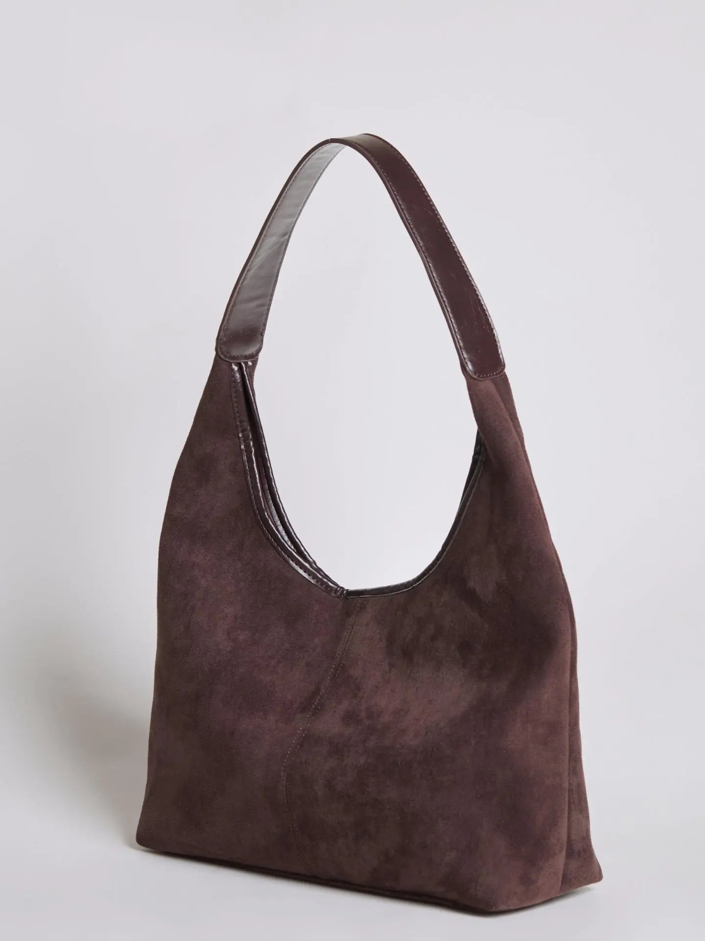 VELUXA | Vegan Suede Hobo Bag – Minimal Design with Shoulder Strap