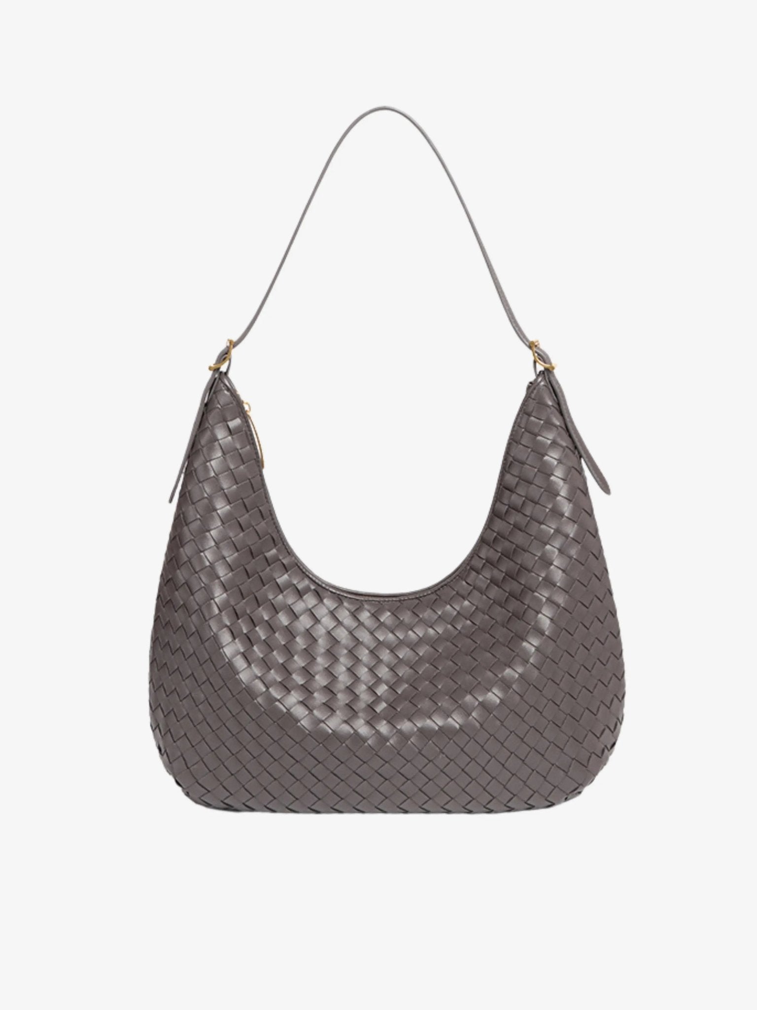 VELUXA | Woven Shoulder Bag – Faux Leather with Shoulder Strap