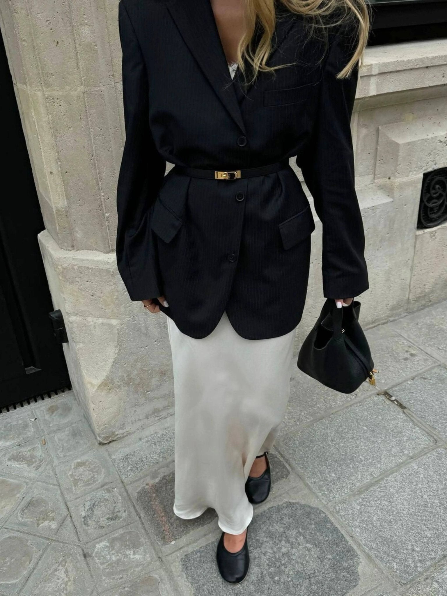 VELUXA | Faux Leather Bucket Bag – Structured Design with Top Handles