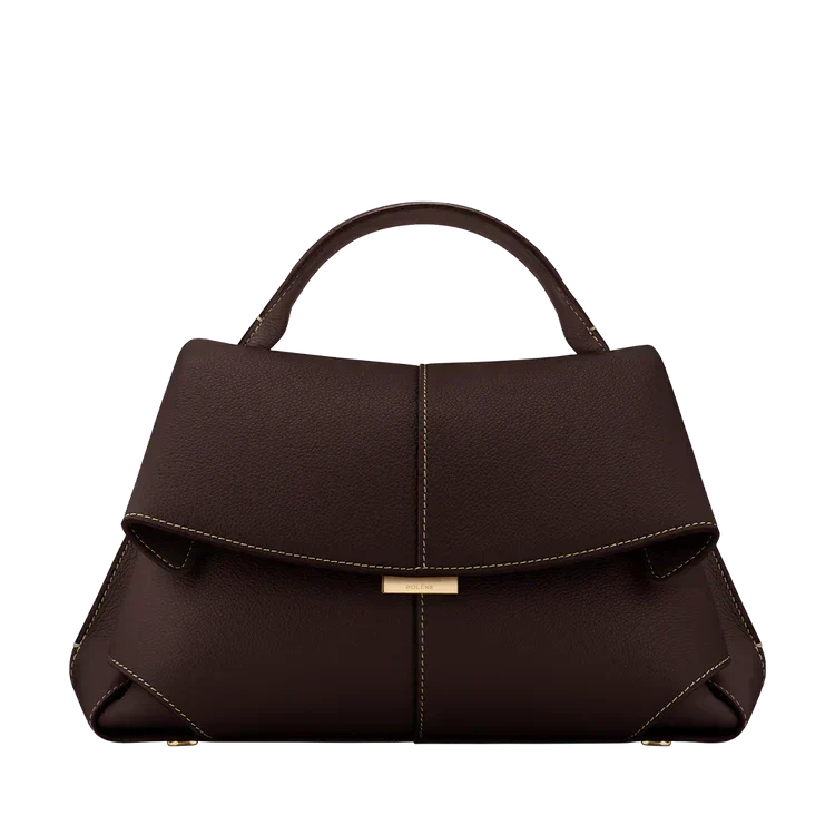 VELUXA | Structured Handbag – Faux Leather with Top Handle