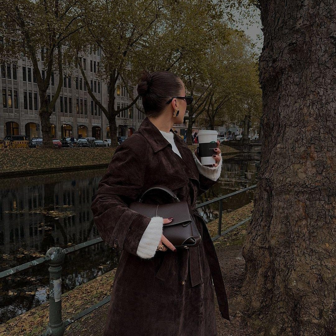 VELUXA | Structured Handbag – Faux Leather with Top Handle