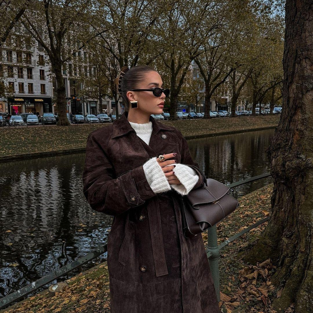 VELUXA | Structured Handbag – Faux Leather with Top Handle