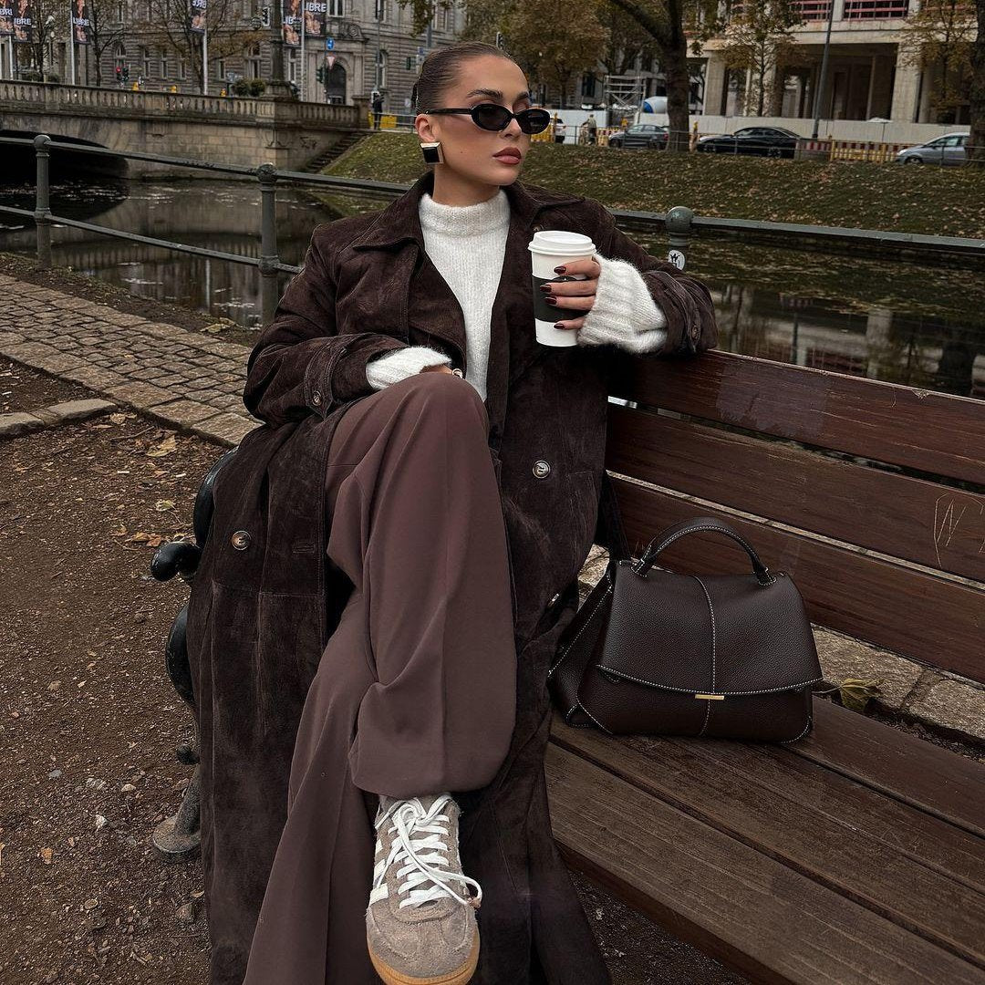 VELUXA | Structured Handbag – Faux Leather with Top Handle