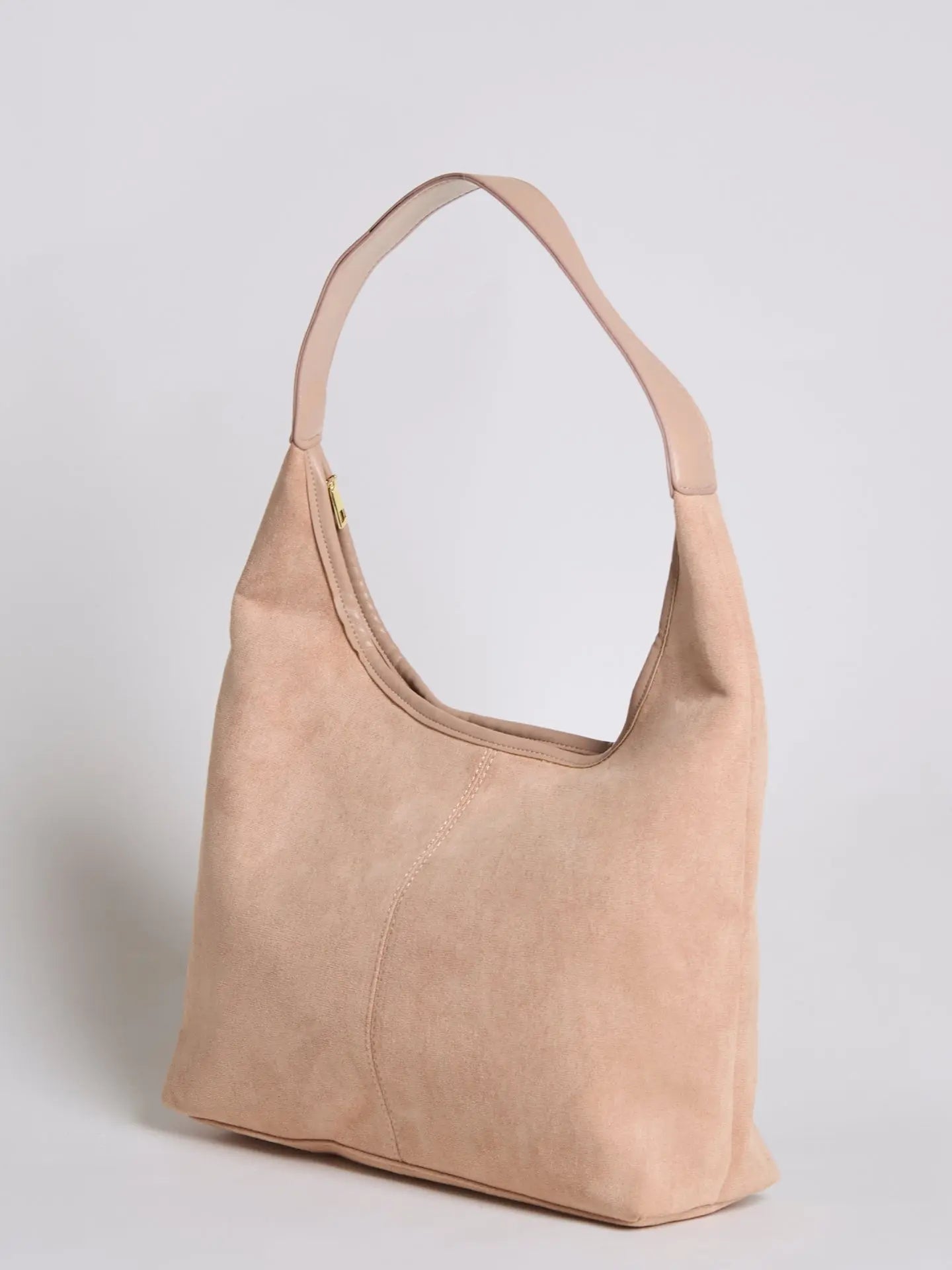 VELUXA | Vegan Suede Hobo Bag – Minimal Design with Shoulder Strap