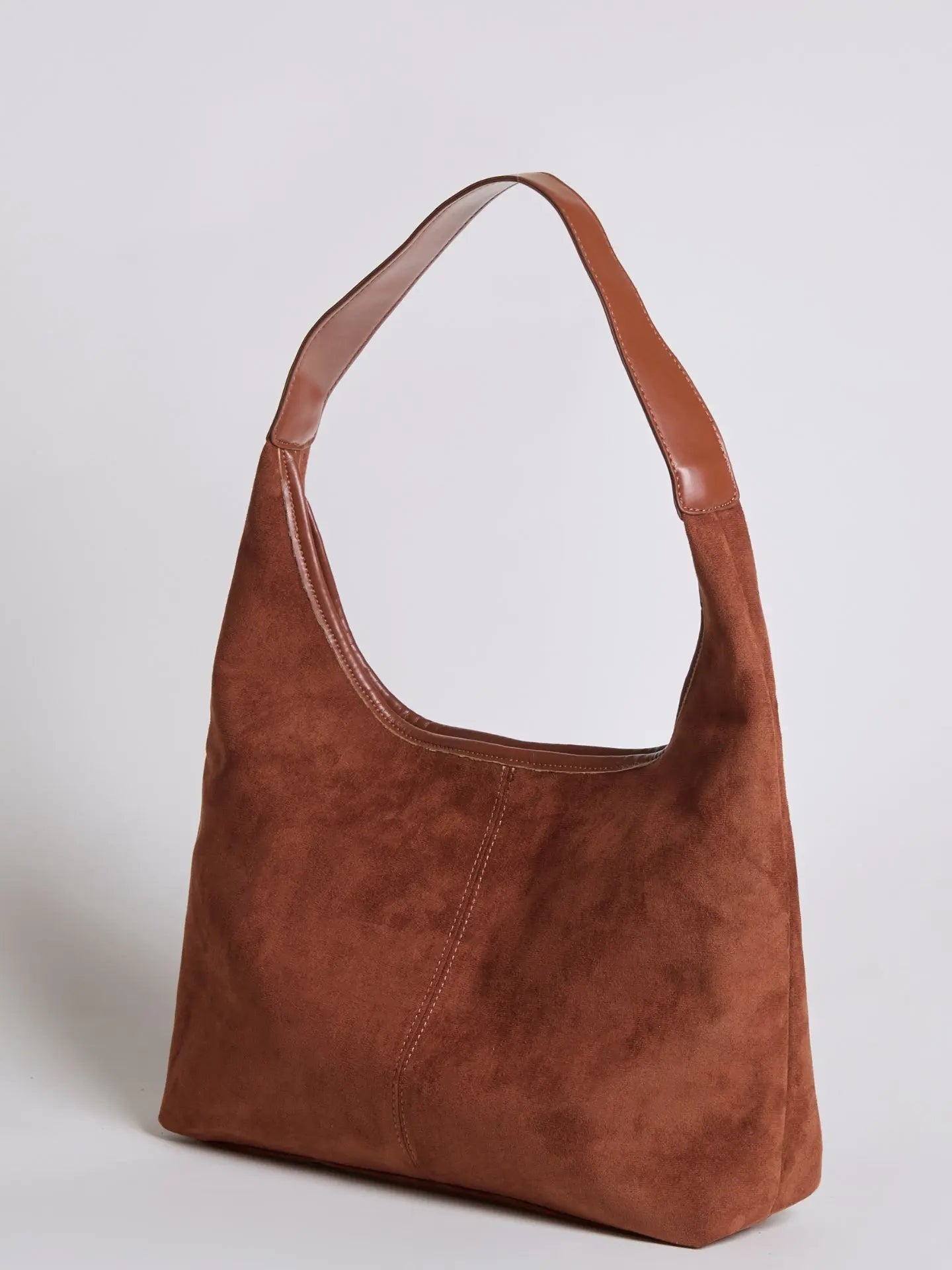VELUXA | Vegan Suede Hobo Bag – Minimal Design with Shoulder Strap