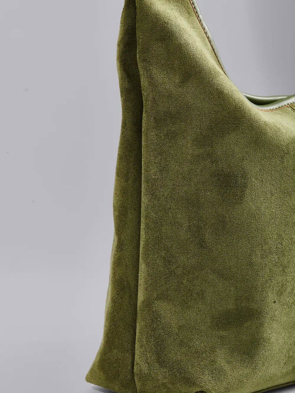 VELUXA | Vegan Suede Hobo Bag – Minimal Design with Shoulder Strap