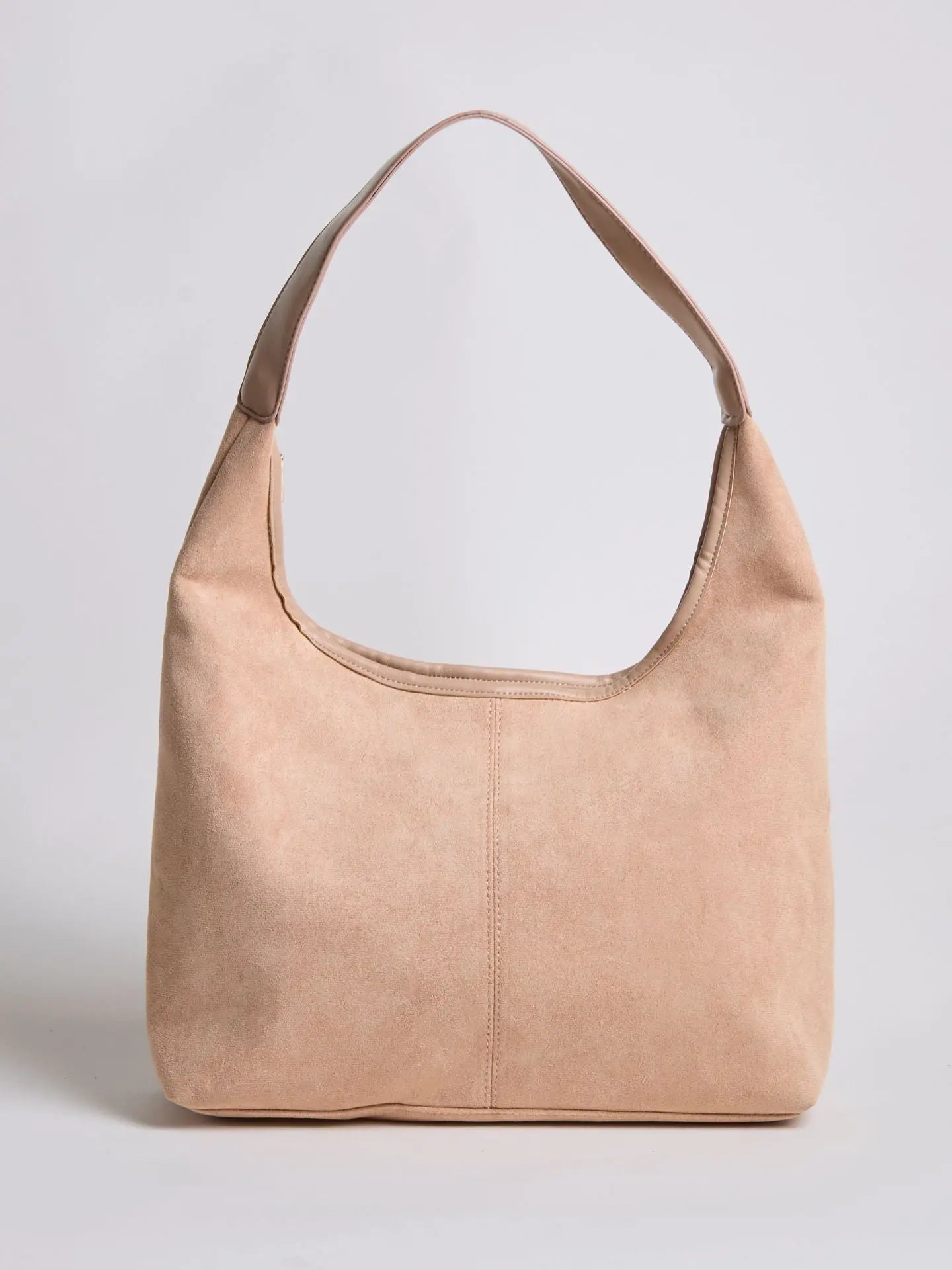 VELUXA | Vegan Suede Hobo Bag – Minimal Design with Shoulder Strap