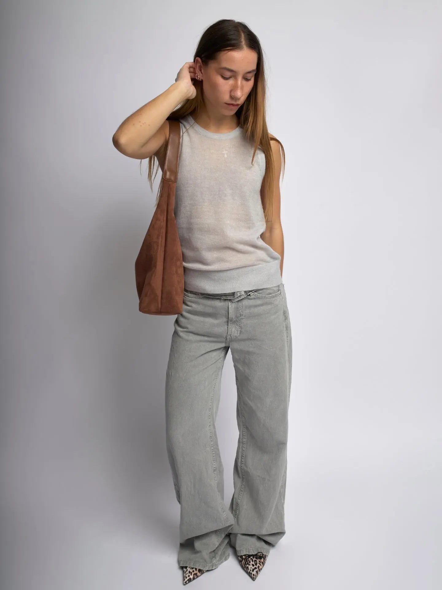 VELUXA | Vegan Suede Hobo Bag – Minimal Design with Shoulder Strap