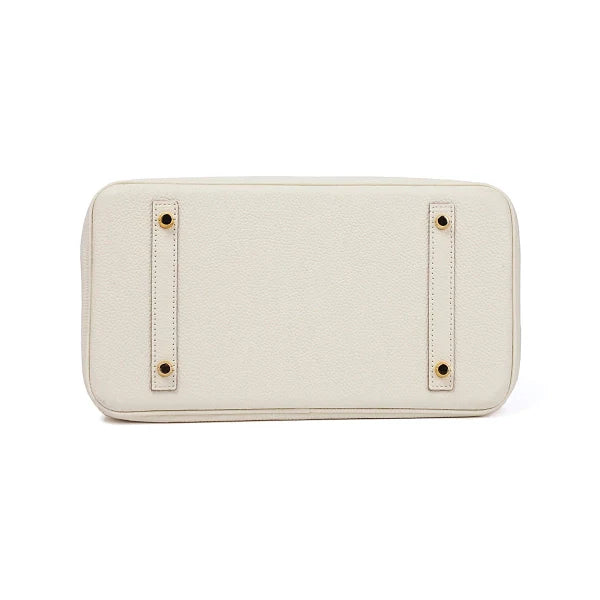 VELUXA | Structured Handbag – Faux Leather with Double Top Handles