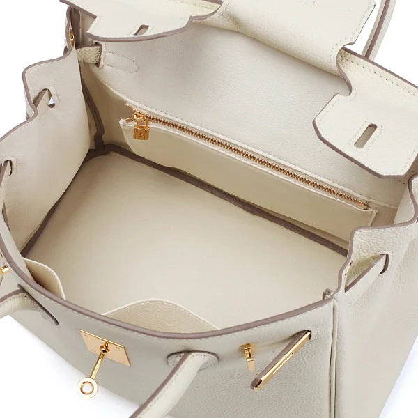 VELUXA | Structured Handbag – Faux Leather with Double Top Handles